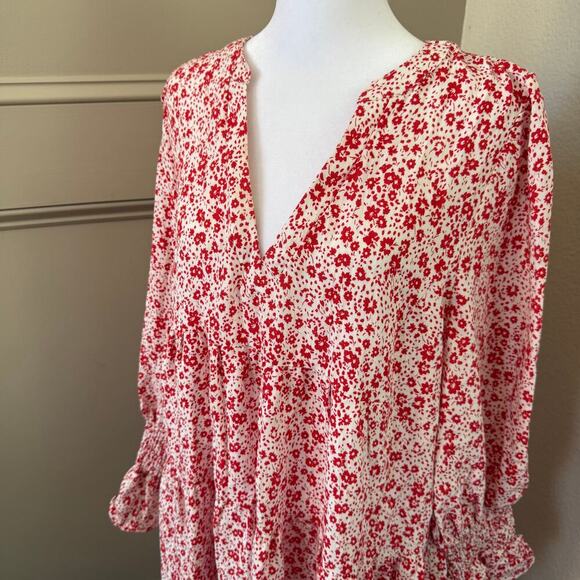 Tuckernuck Pomander Place Scarlet Ditsy Floral Kenzo Dress Size L Y220S7OHQT - Picture 3 of 8